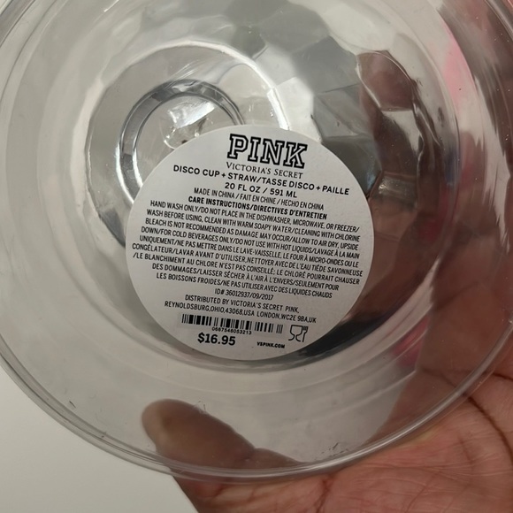V/s PINK disco ball cup/straw - Picture 5 of 6